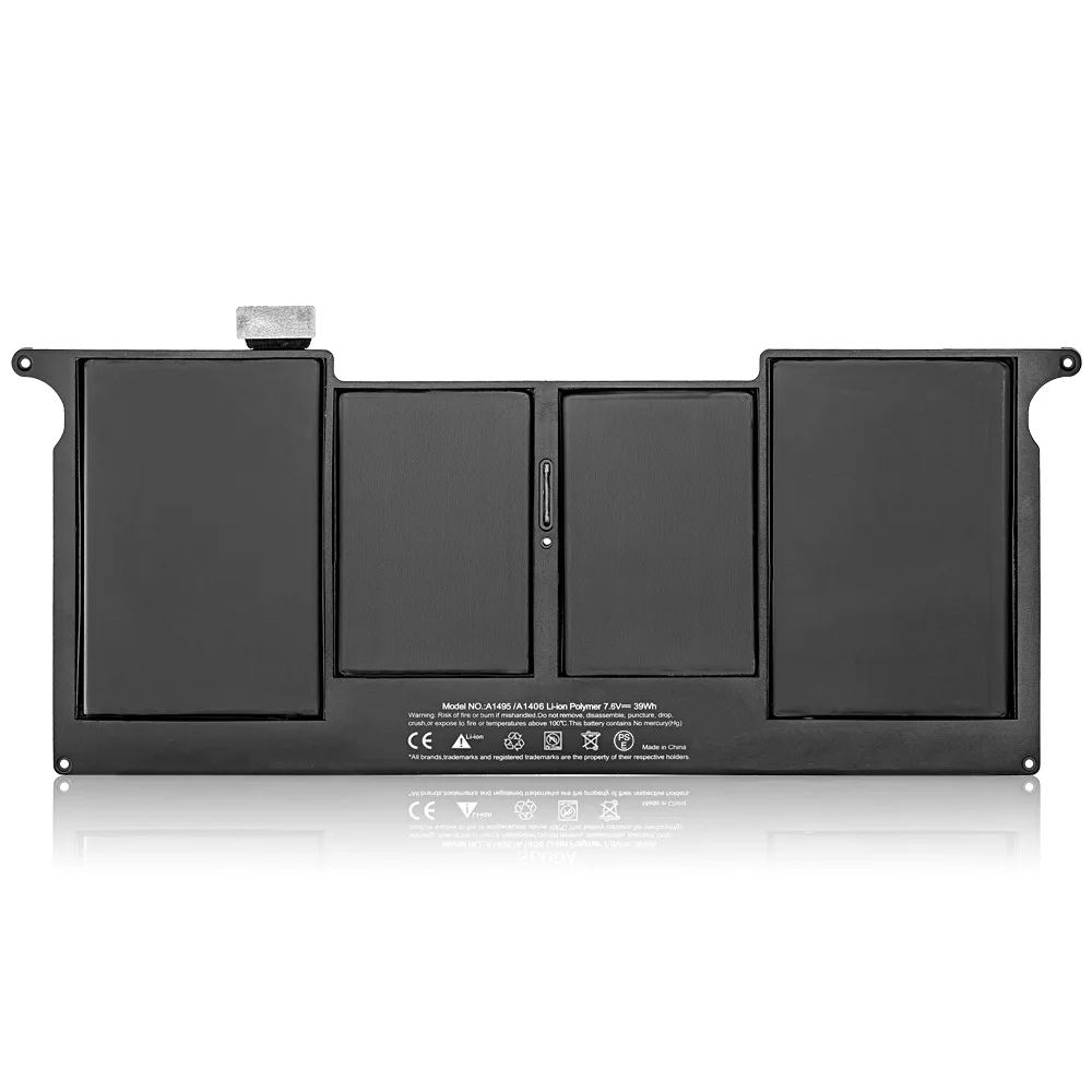 7.6V  5200mAh  MacBook Air A1495 Laptop Battery Pack apply to  APPLE MacBook Air 11 laptop battery 4 cores