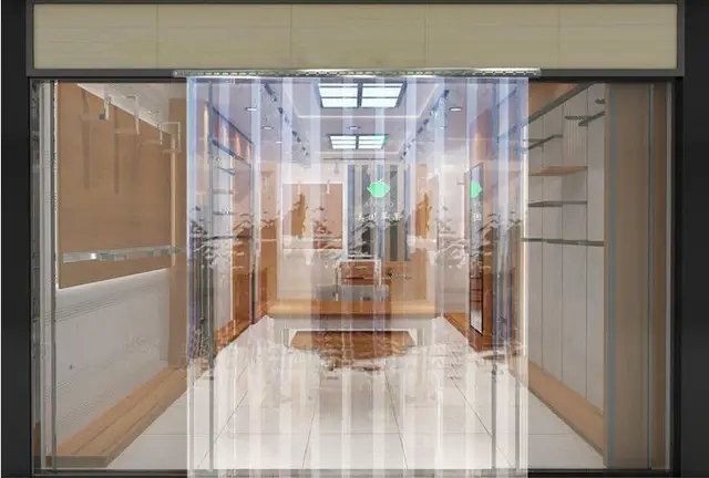 PVC Transparent en plastique supermarché rideau souple chaude ... PVC Transparent en plastique supermarché rideau souple chaude ...