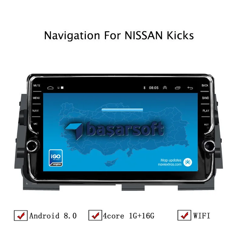 10 1 &quotAndroid 8 автомобильный gps-навигатор для Nissan kicks 2017-2018 Автомагнитола стерео