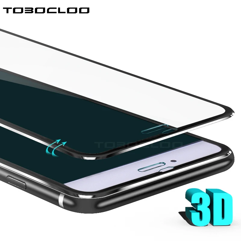 

TOBOCLOO Tempered Glass For iPhone 6 6s 7 8 Plus Protective Premium Screen Protector 3D Full For iPhone 7 5 5s SE Protect Glass