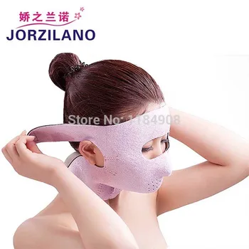 

2018 new Health Monitoring!Japan 3D Face Massage Mask Whole Relaxtion Facial Belt Lifting Chin Slimming Cheek Sauna Bandage