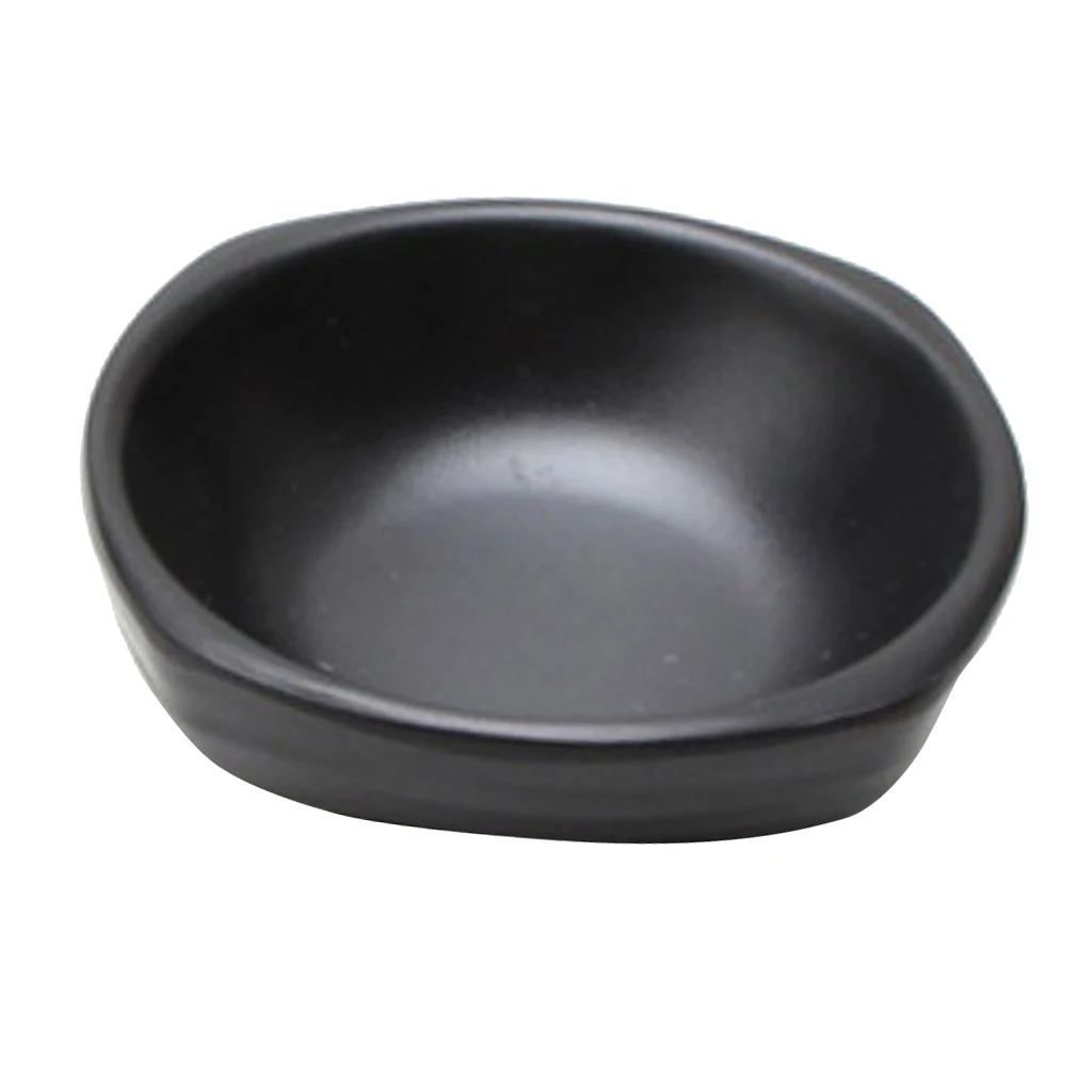 Black Dipper Bowl Snack Dish Food Holder Tray French Fries/chip/bites Bowl 7-13cm Xmas Halloween Party Supplies