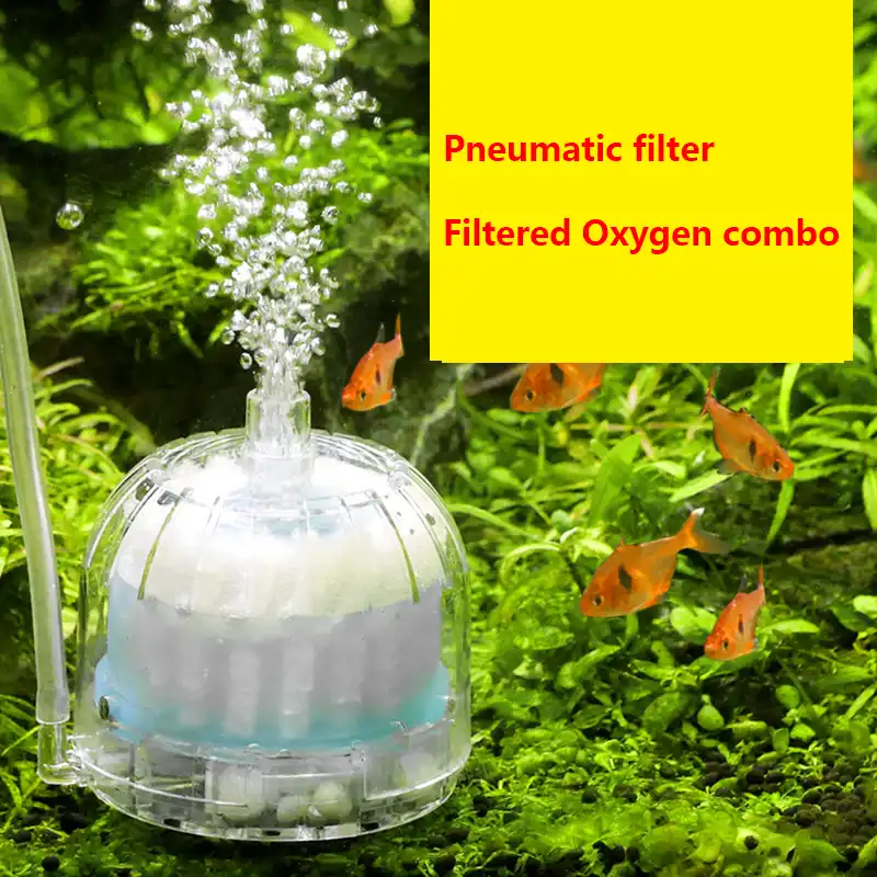 aquarium filter and air pump combo