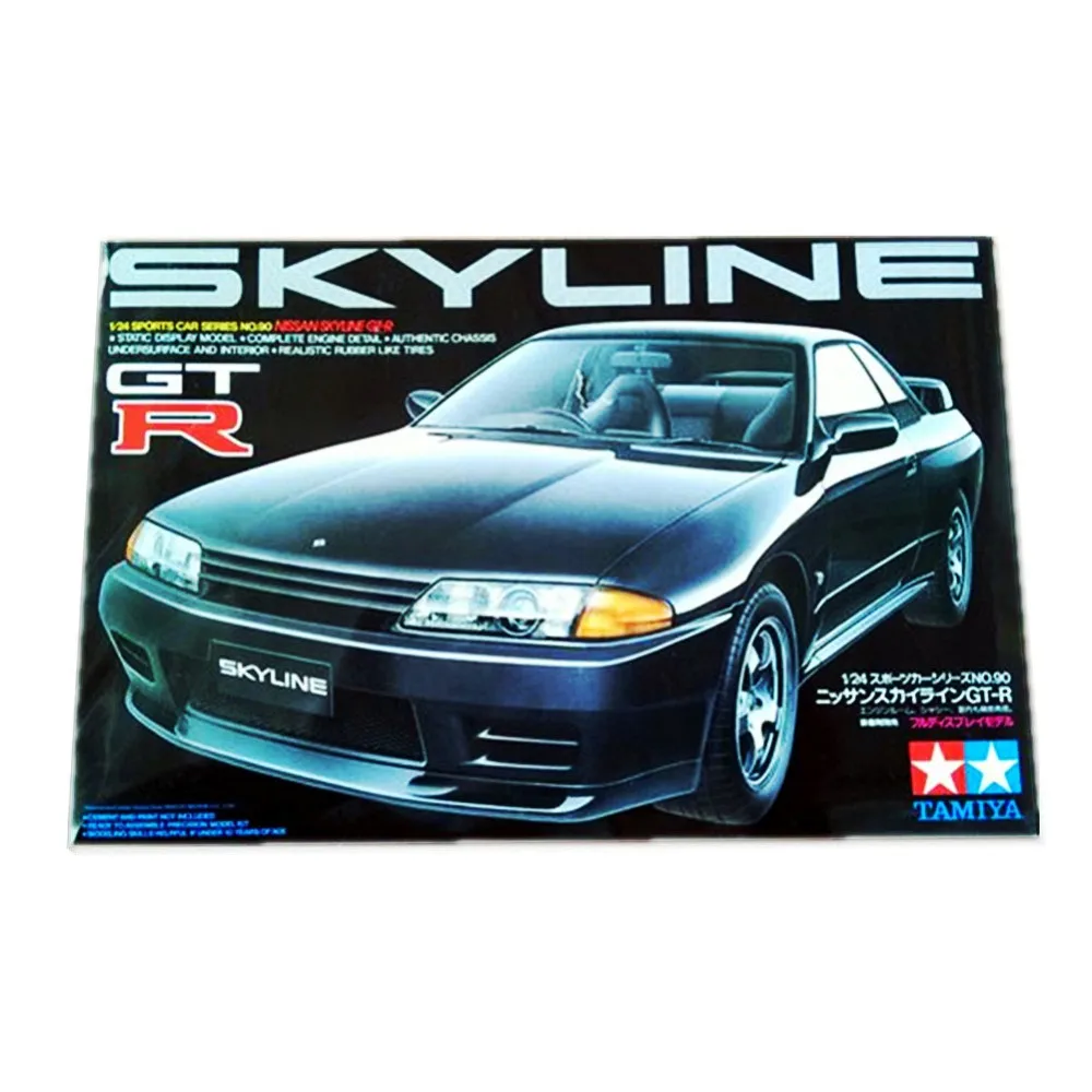 Tamiya 24090 1/24 Skyline GTR Сборная модель автомобиля строительные комплекты oh rc игрушка |