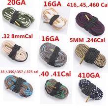 Охотничий пистолет очистка отверстие змея кал. 22 223 5,56 мм/7,62 мм. 308. 300. 303Cal/9 мм Калибр канат Boresnake ствол винтовки комплект Caza