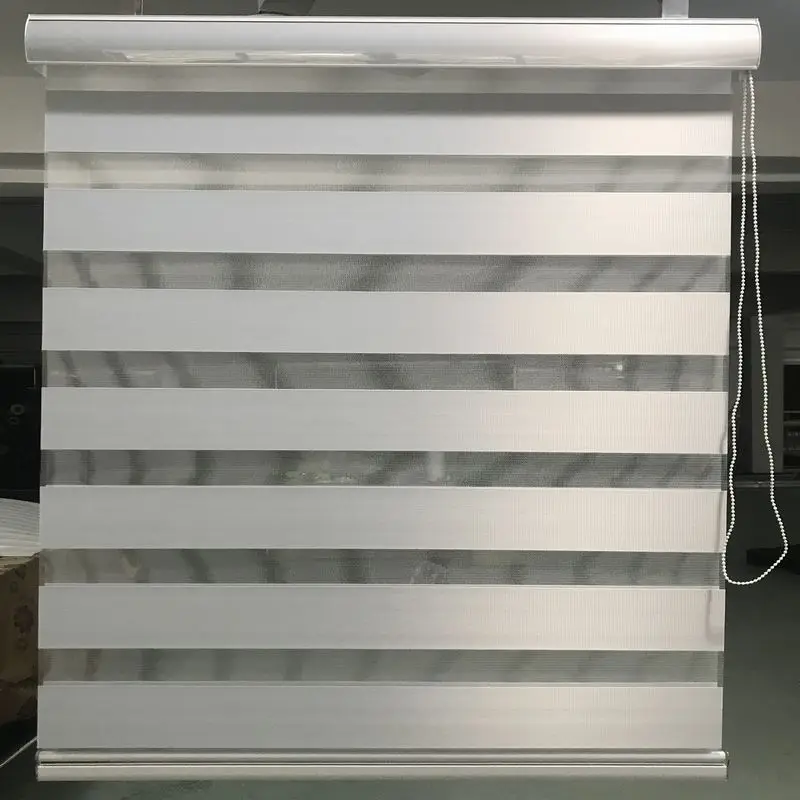 Зебра жалюзи на заказ 90% затемненные двухслойные рулонные шторы на белое окно шторы для гостиной 12 цветов доступны
