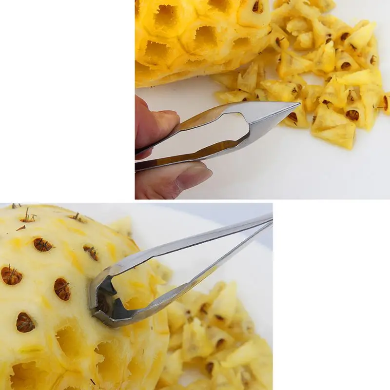 

Creative Pineapple Core Cleaner Green Stainless Steel Fruit and Vegetable Corer Home Kitchen Supplies