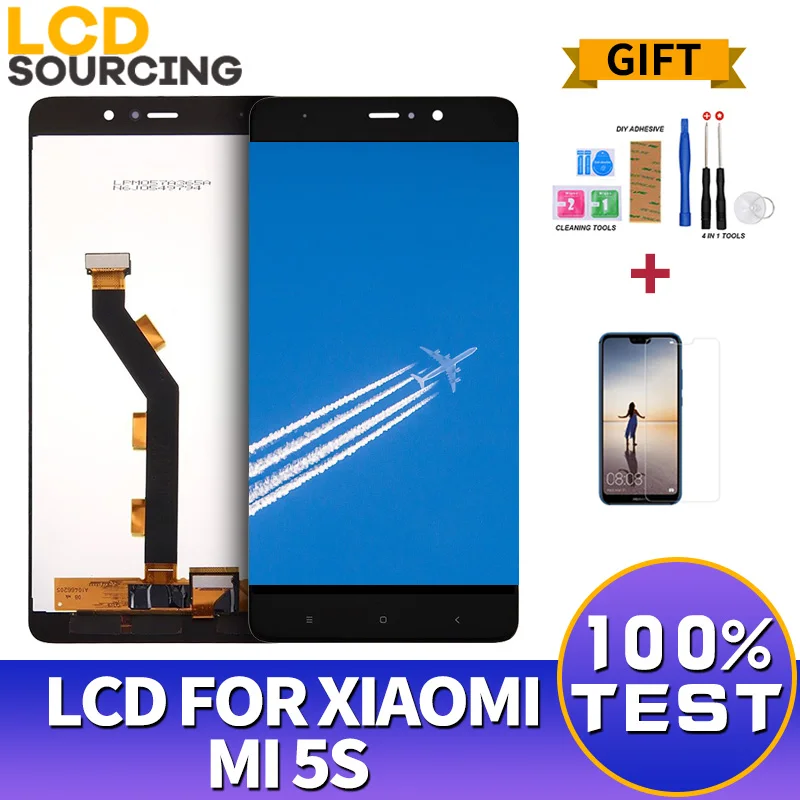 

5.15"inch LCD Display For Xiaomi Mi 5S Touch Screen Digitizer Assembly with Frame For Xiaomi5S Mi5S LCD Replace MI 5S Plus 5sP