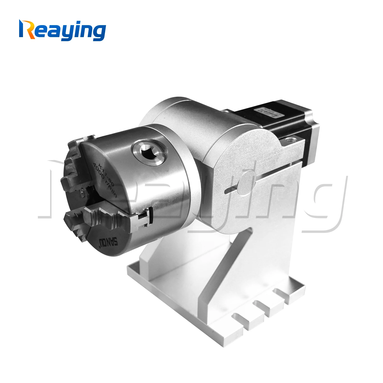

Reaying mini chuck rotary attachment 80mm diameter for portable fiber laser metal marking engraving machine
