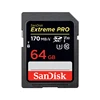 SanDisk Memory Card Extreme Pro SDXC SD Card 170MB/s Read 90MB/s Write 64GB C10 U3 V30 UHS-I 4K for Camera (SDSDXXY-064G-ZN4IN) ► Photo 2/4