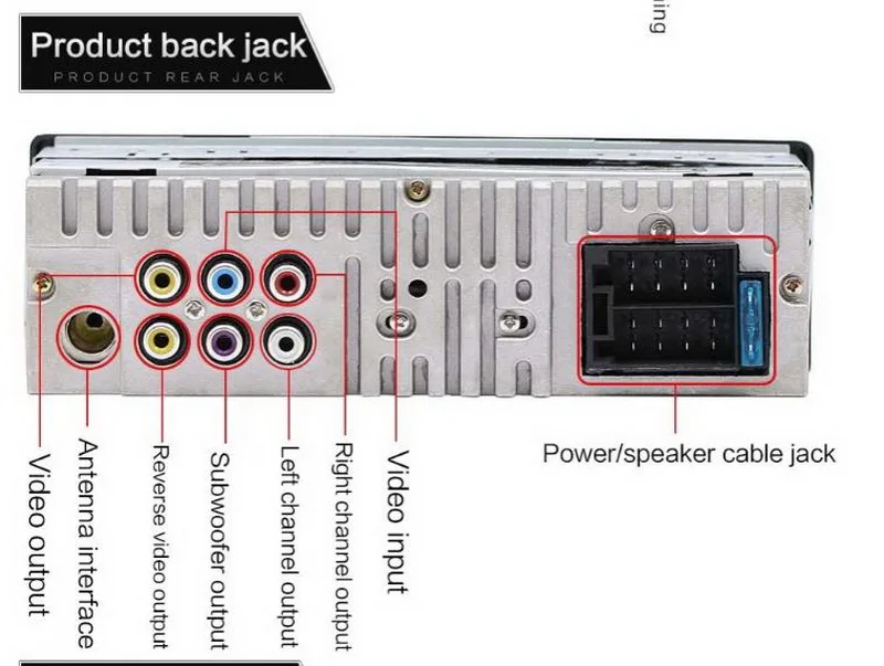 Аудио DVR/камера вход стерео TF/USB/AUX в автомобиль радио Bluetooth Зеркало Ссылка для телефона Android Automagnitol 12V 4,1 ''FM