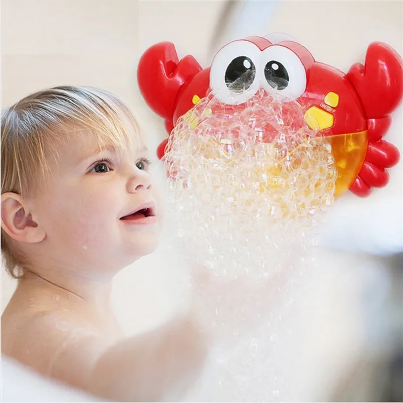 Baby Bubble Crabs Toys For Child Funny Bath Music Bubbl