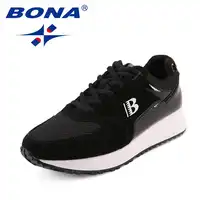 BONA New Arrival Classics Style Women Walking Shoes Trendy Design Women Outdoor Sneakers Shoes Lace Women Athletic Shoes
