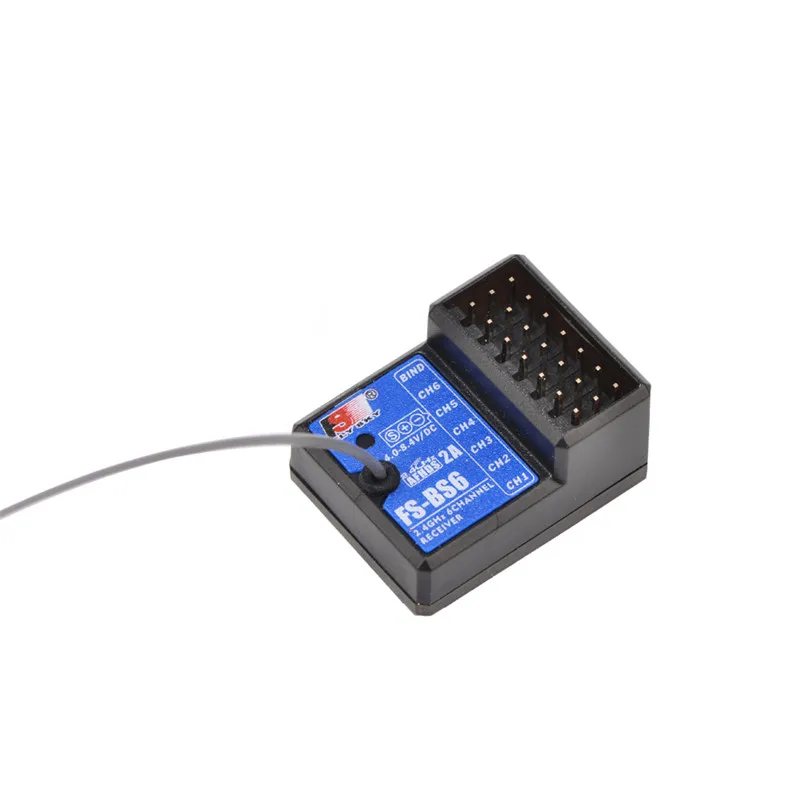 

Flysky FS-BS6 Mini Receiver 29*22*16mm With Gyro Stabilization System for GT2E/IT4S/GT5 Transmitter Remote Control DIY RC Part