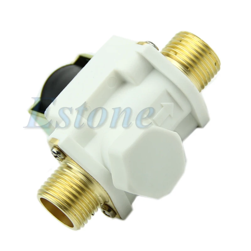 

N/C DC 12V 0-0.8MPa 1/2" Electric Solenoid Valve for Water Air New