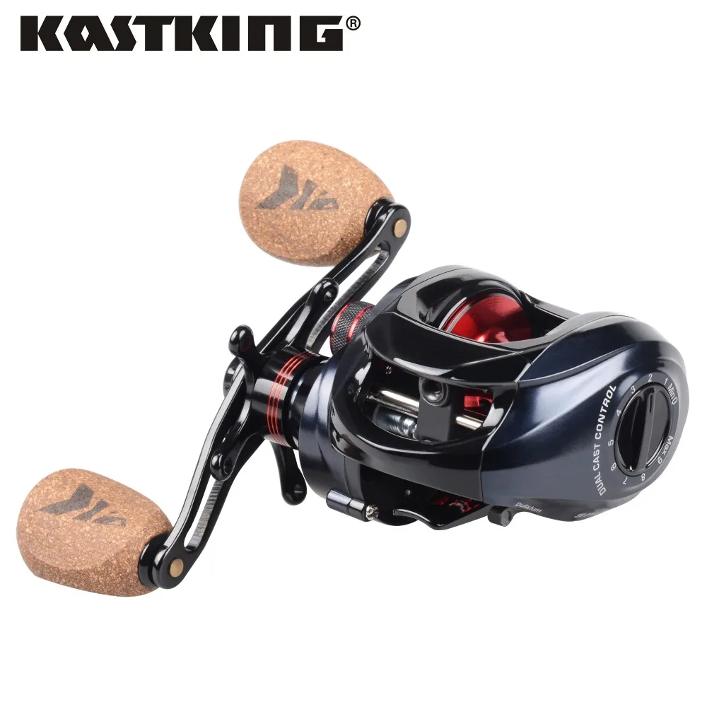 KastKing Spartacus Plus Soft Cork Handle Baitcasting Fishing Reel 8KG Max Drag 11+1 BBs 6.31