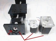 Высокая Точность GX 1610 Ballscrew Подвижный Стол полезный ход 800 мм + 1 шт. nema 23 шаговый двигатель 0.9NM XYZ оси Линейного движения