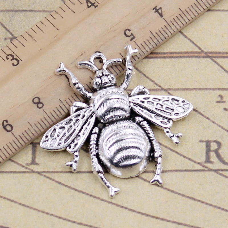 Bee Charms Jewelry Making Bee Tibetan Charms Silver Antique Bee