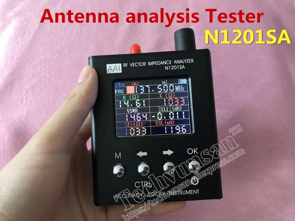 137,5 МГц-2,7 ГГц N1201SA Антенный Анализатор метр тестер английский Verison UV RF векторное сопротивление ANT КСВ метр 137,5 МГц-2,7 ГГц