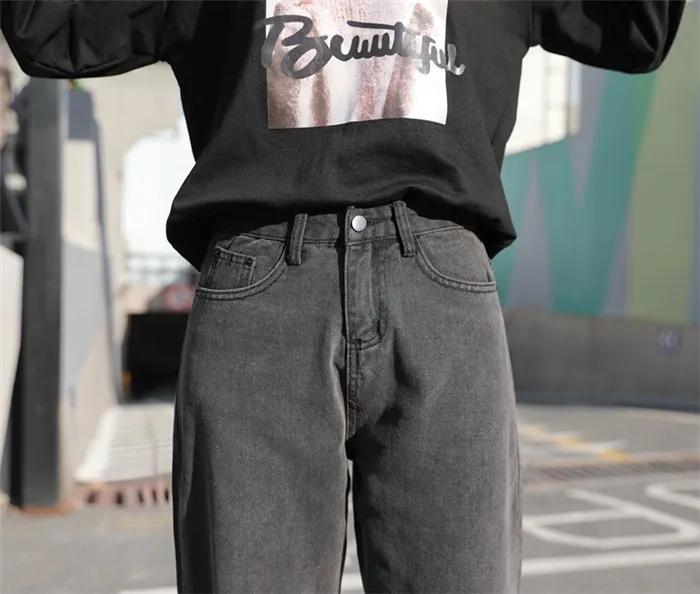 JUJULAND, высокая талия, модные джинсы с принтом бойфренда для женщин, с дырками, в винтажном стиле, для девушек, плюс размер, рваные джинсы, брюки от Harlan 267