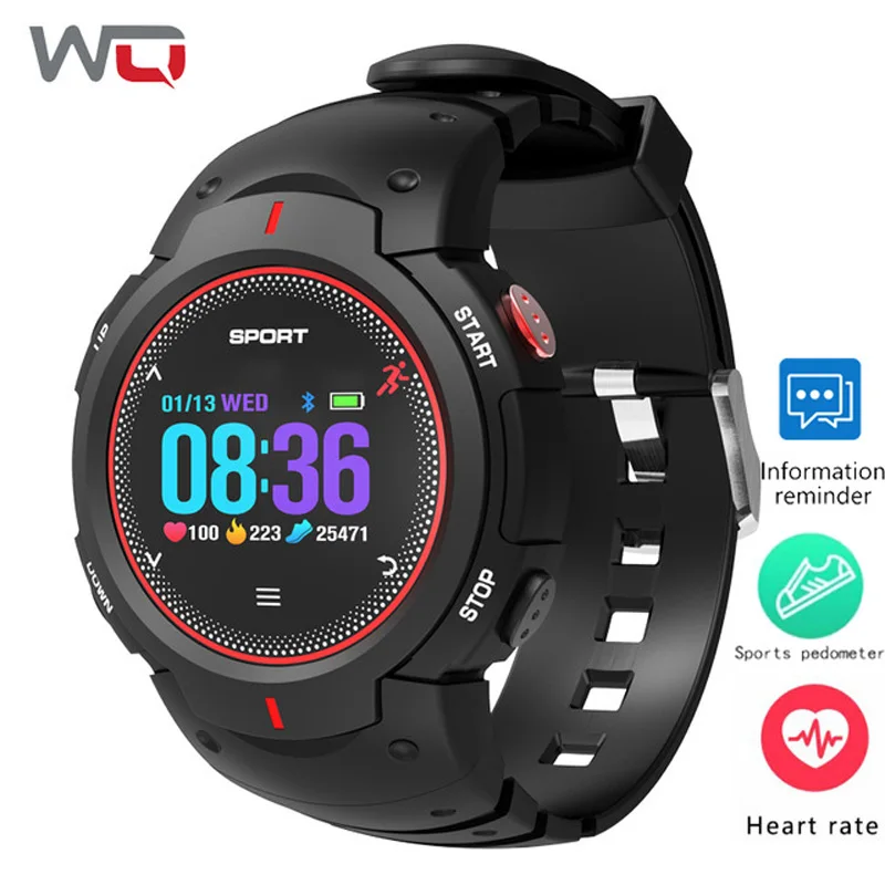 

WQ F13 Smart Watch Men 30m Waterproof Sports Fitness Tracker Smartwatch Heart Rate Monitor Smart Bracelet Call SMS Reminder
