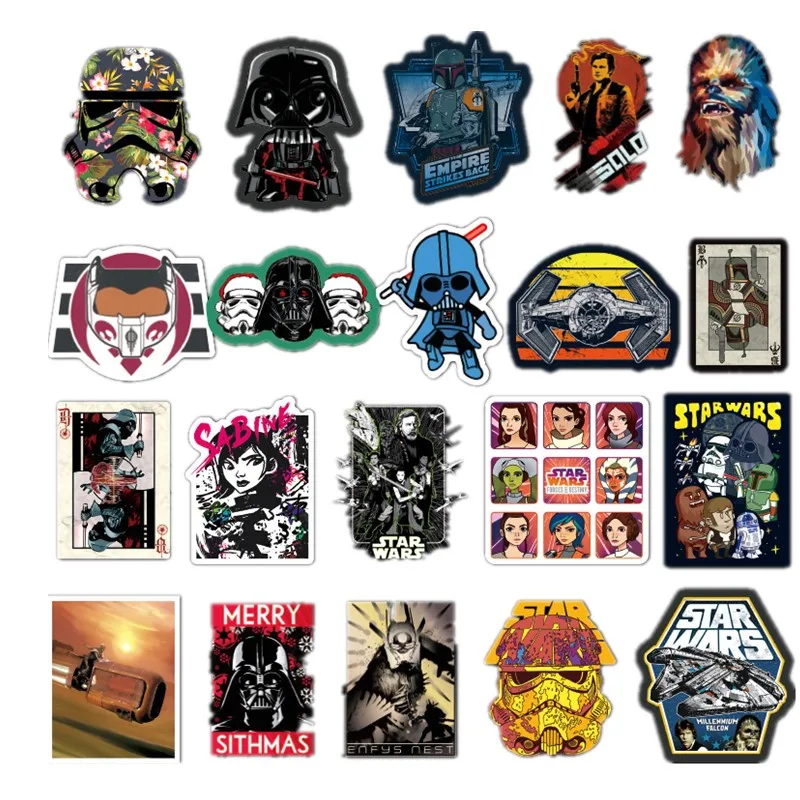 50-100 قطعة حرب النجوم الكتابة على الجدران ملصقات خارقة لوح التزلج دراجة نارية رسم مربع الكرتون ملصقات 50-100 قطعة حرب النجوم الكتابة على الجدران ملصقات خارقة لوح التزلج دراجة نارية رسم مربع الكرتون ملصقات