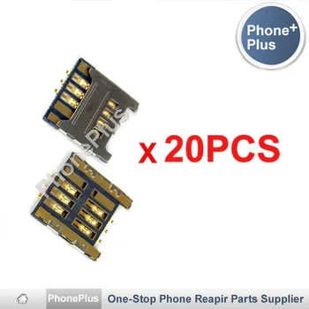 

20PCS Sim Card Reader Module Slot Tray Holder Socket Replacement Part For Samsung I9000 I9008 Galaxy S High Quality