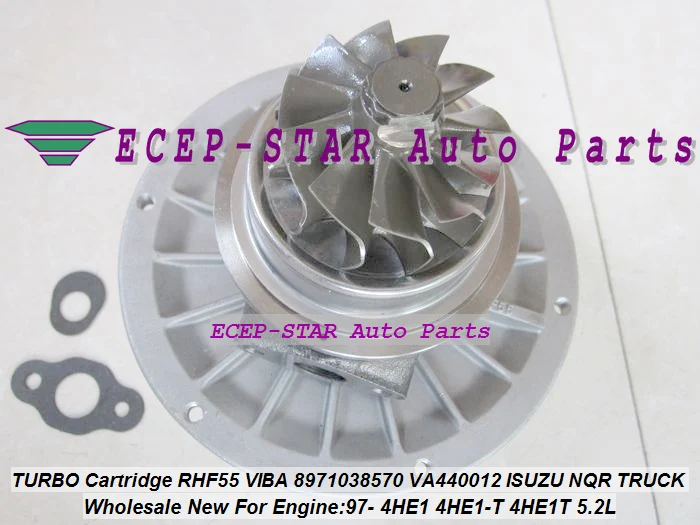 Turbo Cartridge CHRA Core RHF55 VC440012 VA440012 8971038570 8971038571 Turbocharger For ISUZU Truck 1997- 4HE1-T 4HE1T 5.2L (1)