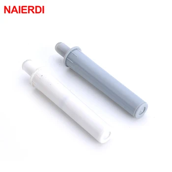 

NAIERDI 5PCS Gray Cabinet Catches White Damper Buffers For Door Stop Kitchen Cupboard Quiet Drawer Furniture Hardware