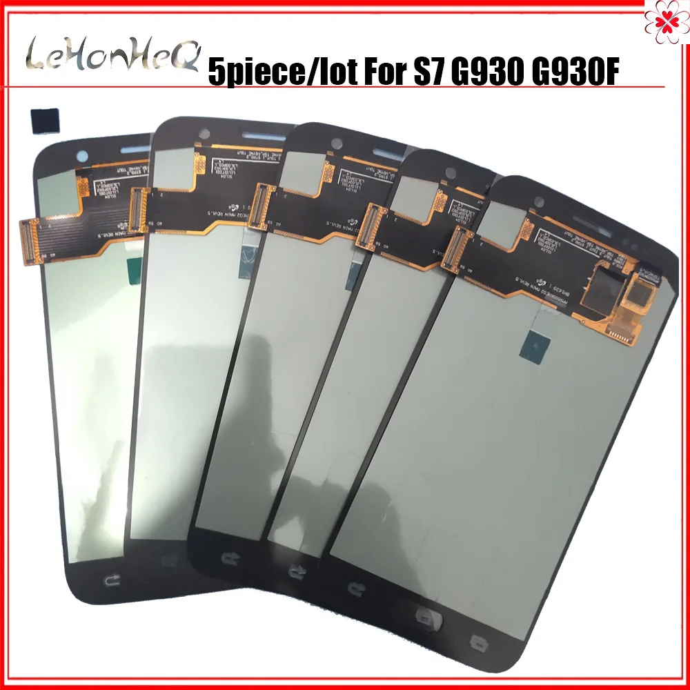 

5 Piece/lot LCD For Samsung Galaxy S7 G930 G930F Display Touch Screen Digitizer Assembly LCD For Samsung S7 G930 SM-G930 LCD