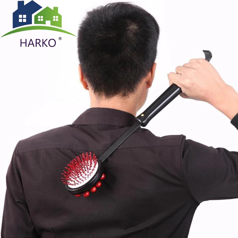 Massage Hammer Knock Body Back Head Massager Relaxing Plastic Wooden