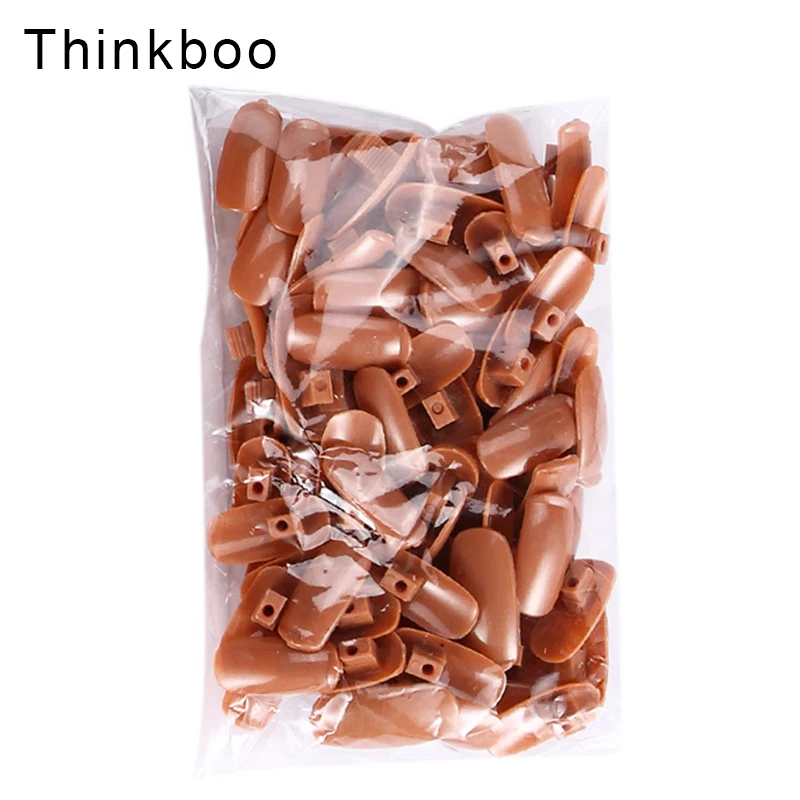 

100Pcs False Nail PP Material Tool Adjustable Model Hand Practice DIY Replacement Manicure Tool Nail Art Tips