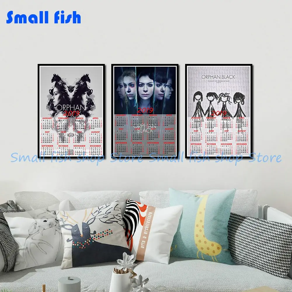 

Orphan Black 2019 calendar poster Home Furnishing decorative white coated paper Wall Sticker Home Decora