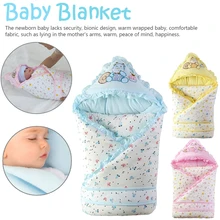 Детское одеяло для новорожденных милый мягкий хлопковый спальный мешок ветрозащитная шапка поставки Весна Зима без флуоресцентных агентов