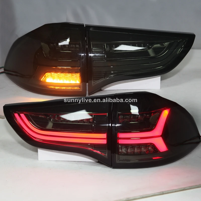 

LED Tail Lamp Rear Light All Smoke Black Color For Mitsubishi Pajero Sport Montero Sport Nativa Pajero 2009-14 Year YZ
