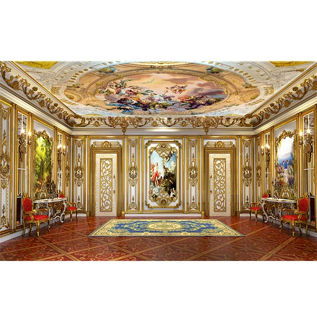 European Luxury Angel Painting Ceiling Wallpaper Wall Sticker European Luxury Angel Painting Ceiling Wallpaper Wall Sticker Living Room Bedroom For Walls Decor Papel De Parede Fashion 269