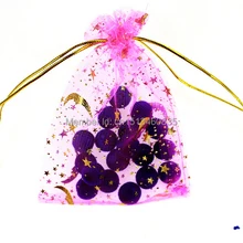 100 шт./партия Высококачественная подарочная Сумка из органзы и сумки, для свадебного подарка, жемчужная упаковка, различные цвета, размер по индивидуальному заказу