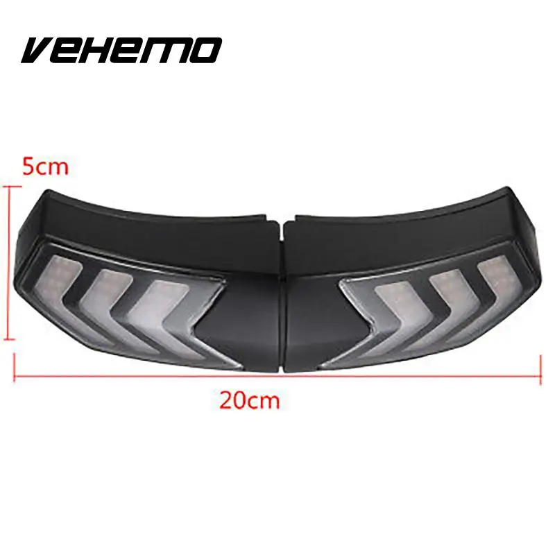 

Vehemo Wireless Motorcycle Helmet Turn Signal Light Signal Lamp Safety Brake Super Bright Refit Motorbike Indicator Light