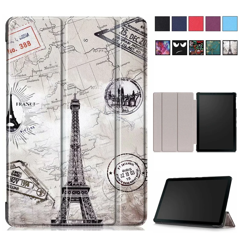 

Flip Stand Case For Samsung Galaxy Tab S4 10.5 inch Smart Cover For Samsung SM-T835 SM-T830 Funda Capa Auto Sleep-Wake