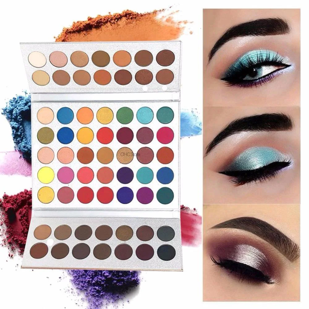 

Glitter Eyeshadow Pallete Matte Shimmer Make Up Nude Pigmented Jacly Hill Colorful Eye Shadow Palette Powder 1 2 3 Naked Makeup