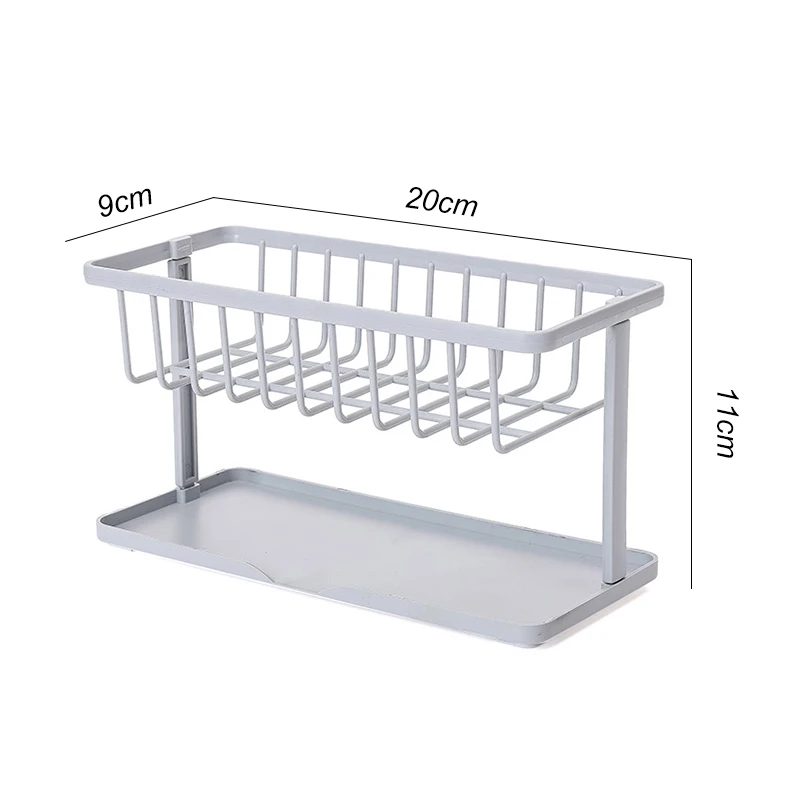 1 шт. пластиковый кухонный держатель для губки в раковину, стойка для посуды, дренаж для мыла, щетка для хранения, органайзер для кухни, аксессуары для ванной комнаты, многофункциональная