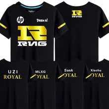 LOL Spiel Team T-Shirt RNG UZI LooPer Royal Nie Giveup Druck männer Frauen T-shirt mode lässig O hals baumwolle Gaming Top tees