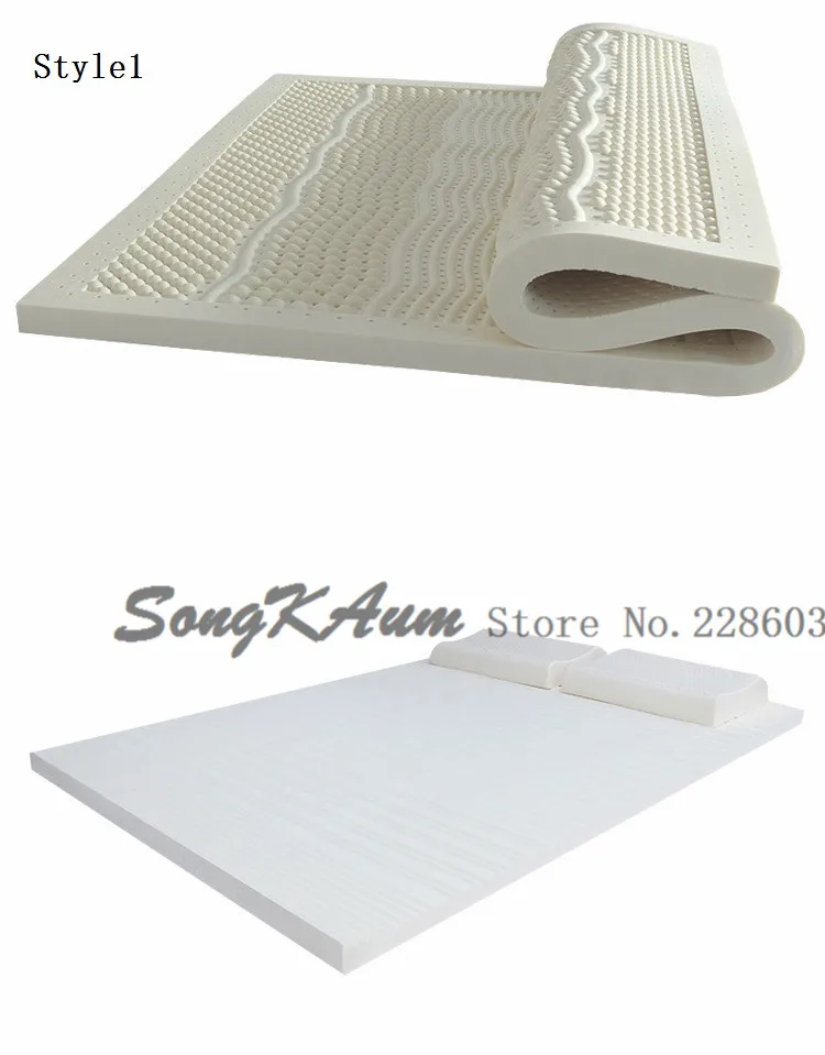 SongKAum натуральный латексный матрас с эффектом памяти, матрас высокого качества 5 см, улучшенное качество сна