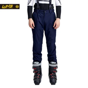 

WHS new Men ski trousers brands Outdoor Warm Snowboard pants coat male waterproof snow trouser Man sport camping pant winter