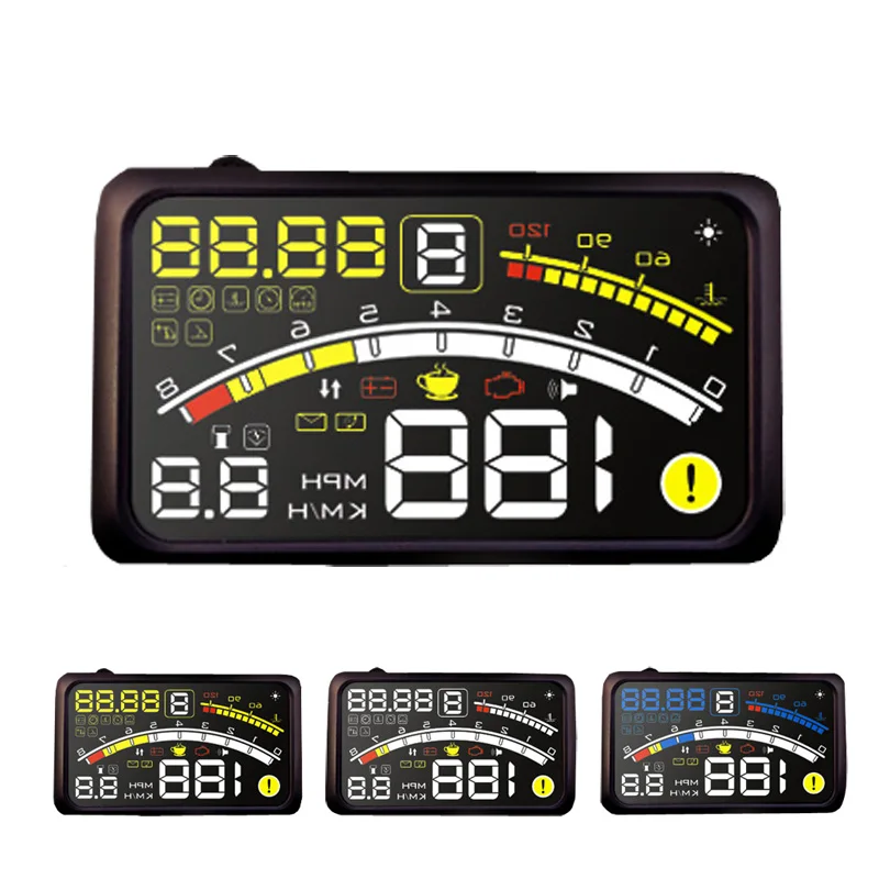 

EANOP 5.5 Plus HUD Head up display Car speed monitor hud projector OBD II Car Alarm Monitoring Scanner