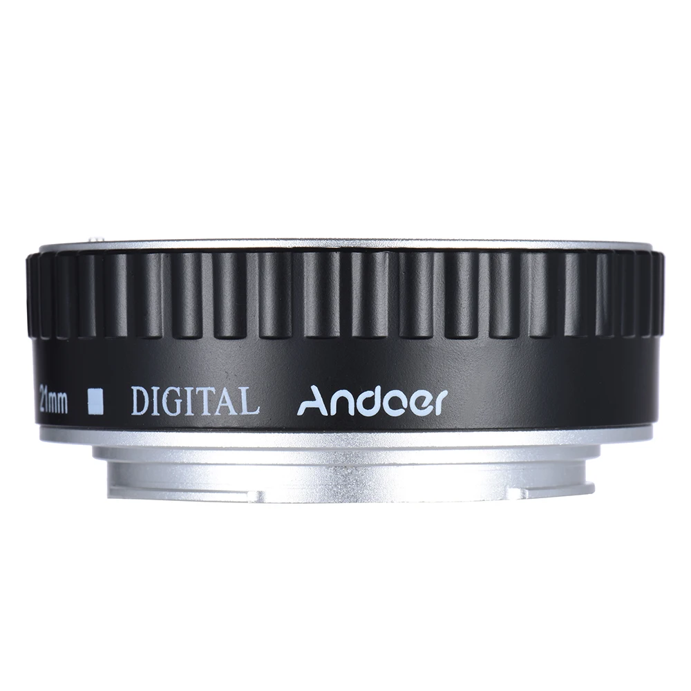 Andoer цветной металлический ttl Автофокус AF Макро Удлинитель кольцо для Canon EOS EF EF-S 60D 7D 5D II 550D красный