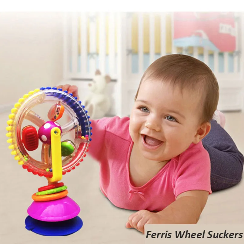 

Toddlers Tricolor Ferris Wheel Suckers Baby Toy Musical Creative Intelligence Development Newborn Toy Puzzle for 0-12 Months