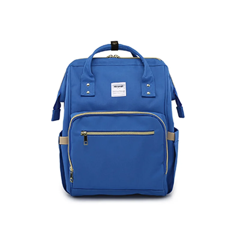 Himawari, женский рюкзак, рюкзак для путешествий, водонепроницаемый, полиэстер, модная, для мам, сумка для беременных, большая емкость, сумки для ухода за ребенком, Mochila - Цвет: Blue