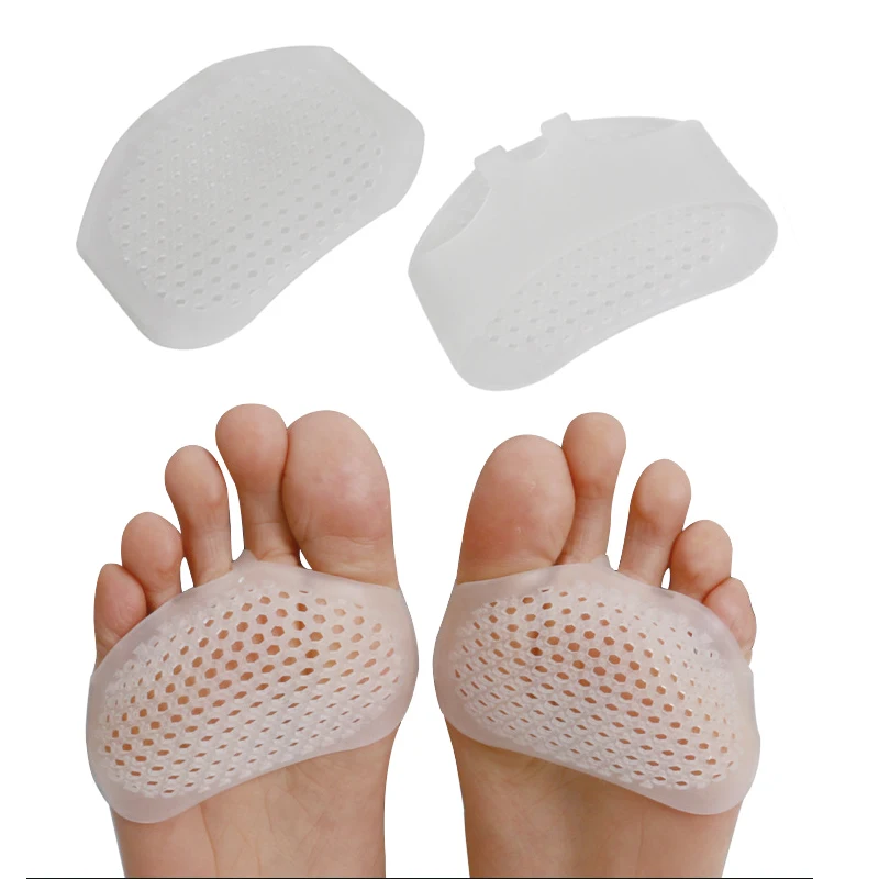 

1 Pair Honeycomb Cushions Forefoot Insoles Silicone Gel Toe Pads High Heel Shoes Slip Resistant Pad Hallux Valgus Correction