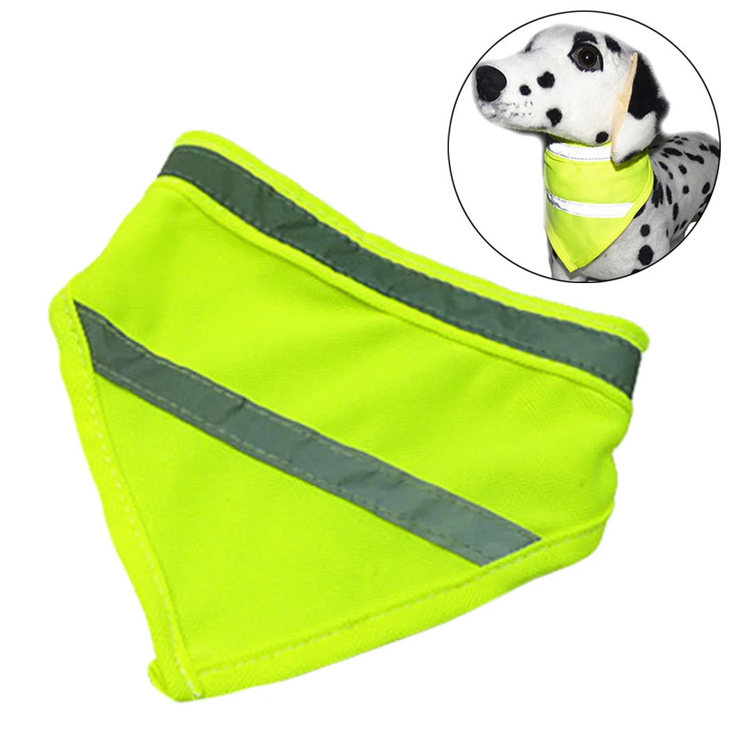 Title 1, Safety Dog Scarf Pet Bandana Fashionable Reflec...